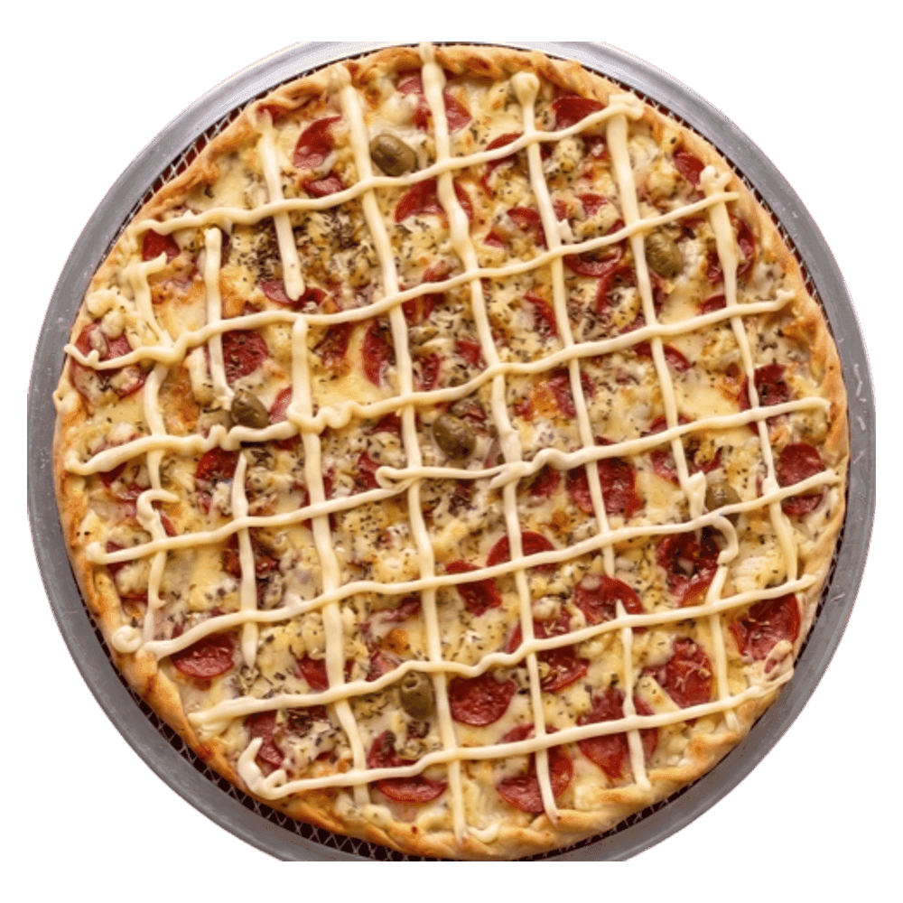 Pizza de Calabresa com Catupiry