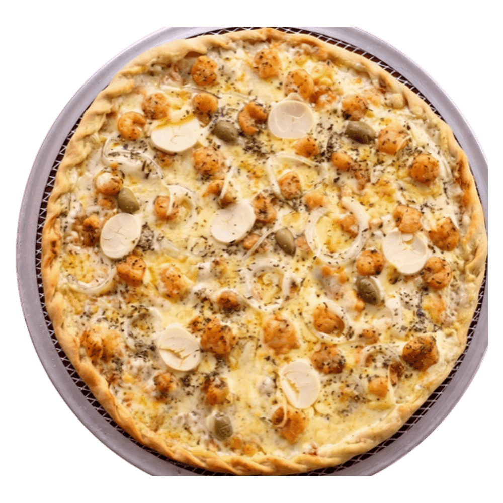 Pizza de Camarão Rosa
